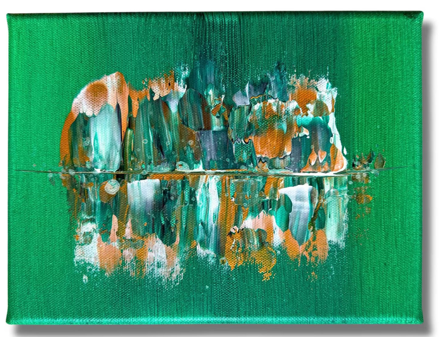 Abstrakte bilder acryl auf leinwand. Handgemaltes Leinwandbild der Künstlerin Janiscolorart.