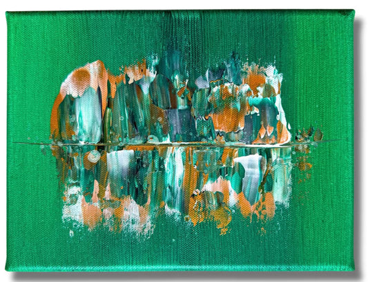 Abstrakte bilder acryl auf leinwand. Handgemaltes Leinwandbild der Künstlerin Janiscolorart.