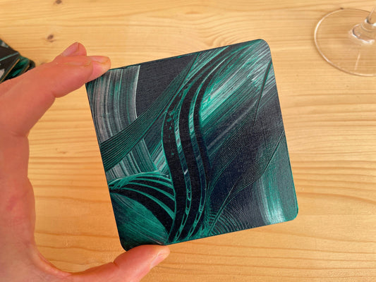 Moderne Untersetzer für Gläser - für Hausbar und Tischdeko. Perfekte Geschenkidee.