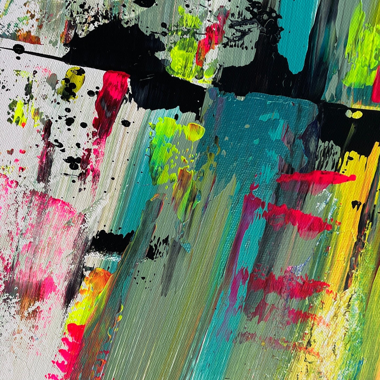 Bunte Bilder Wohnzimmer: unbekannte Künstler Bilder kaufen für Wohnräume und Büro.