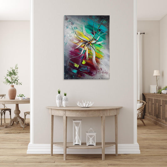 abstrakte Leinwandkunst kaufen: original Gemälde aus Deutschland