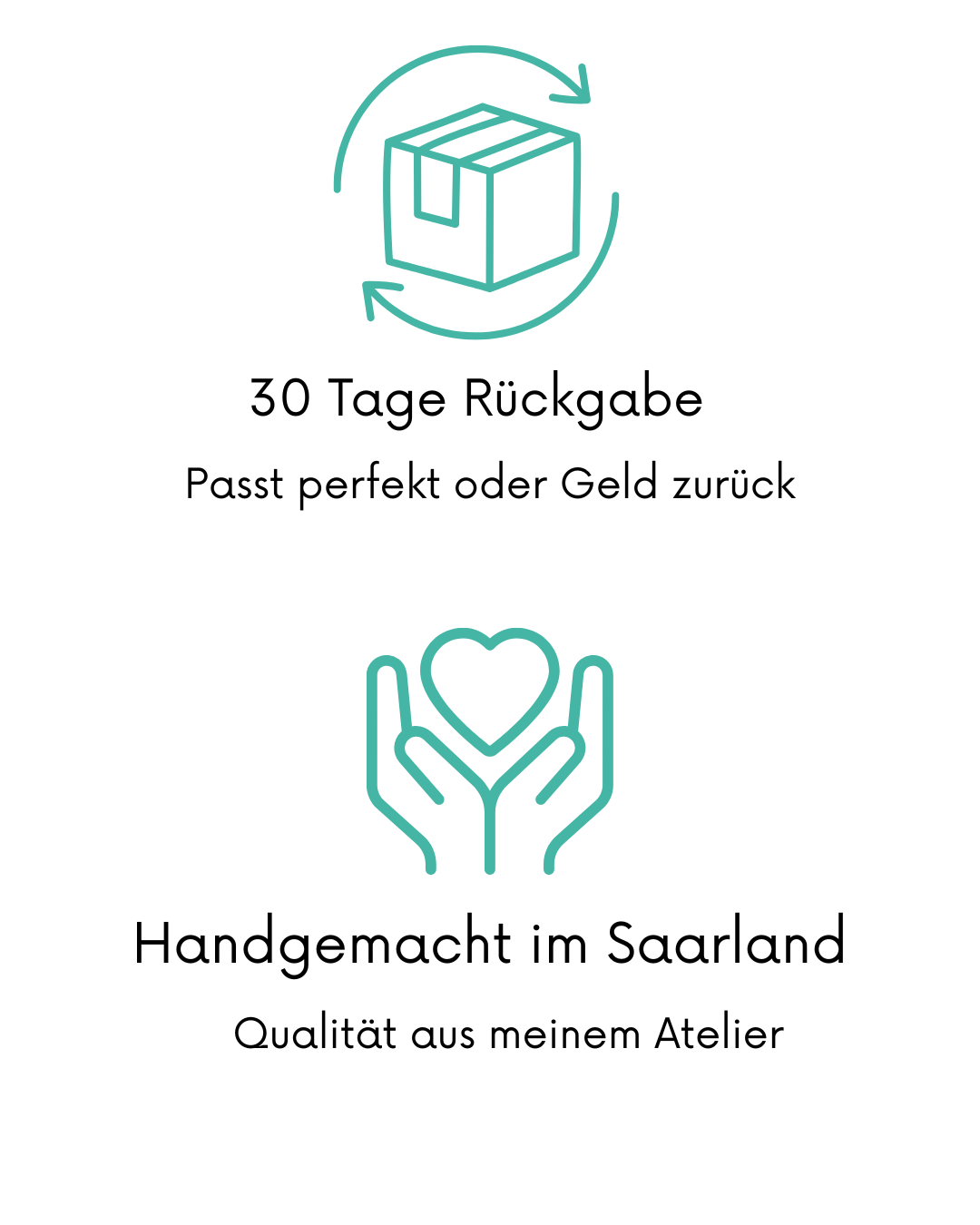 30 Tage Rückgabe und handgemacht im Saarland