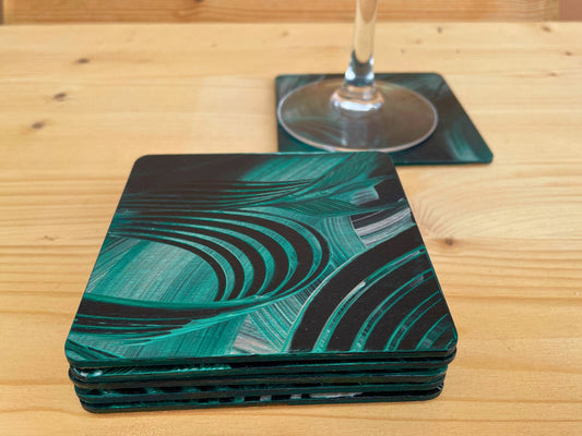 Moderne Untersetzer für Gläser - für Hausbar und Tischdeko. Perfekte Geschenkidee.