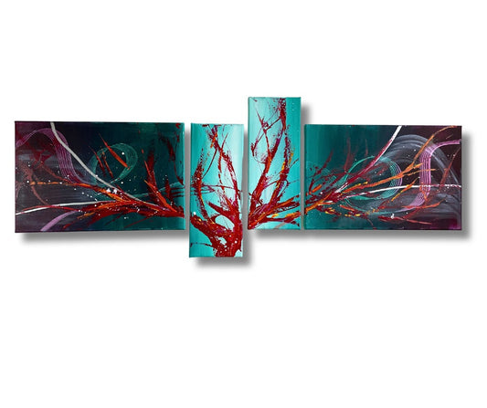 abstrakte kunst bilder gross für eine außergewöhnliche Wandgestaltung in Wohnzimmer, Schlafzimmer und co.