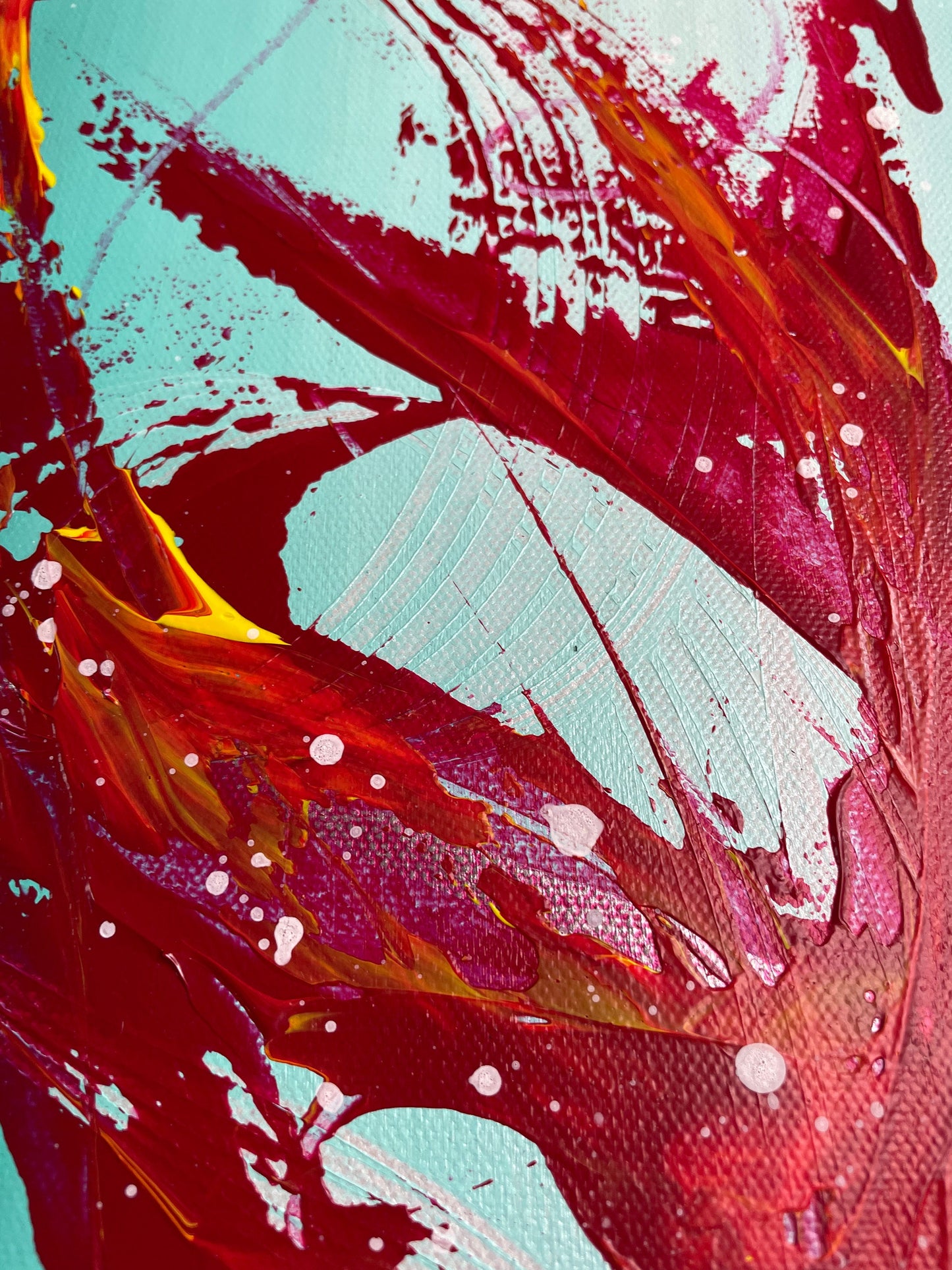 Moderne bilder auf leinwand für wohnzimmer von Künstlerin online kaufen kaufen.