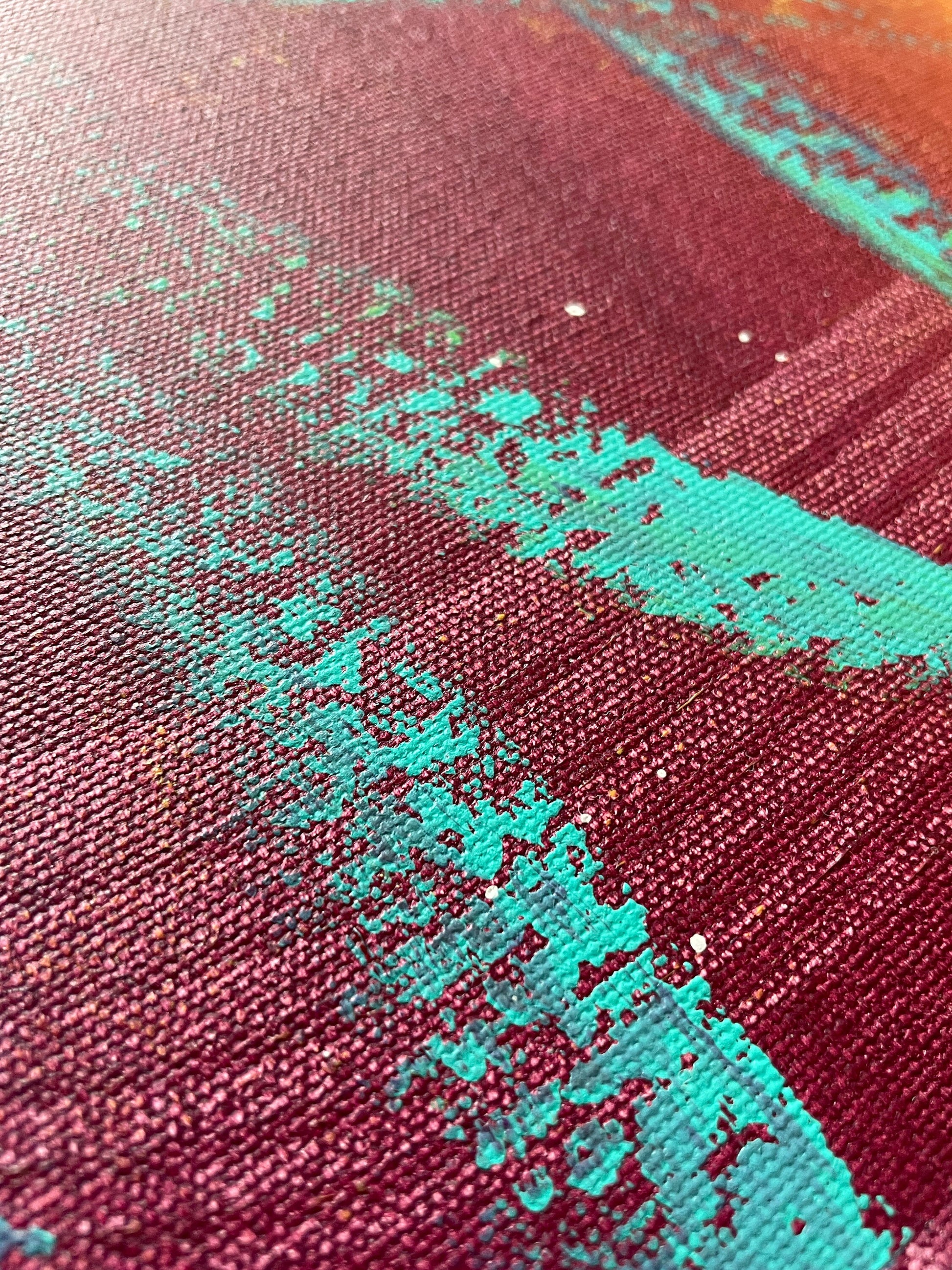 unbekannte künstler bilder kaufen: modernes gemälde für wohnzimmer.