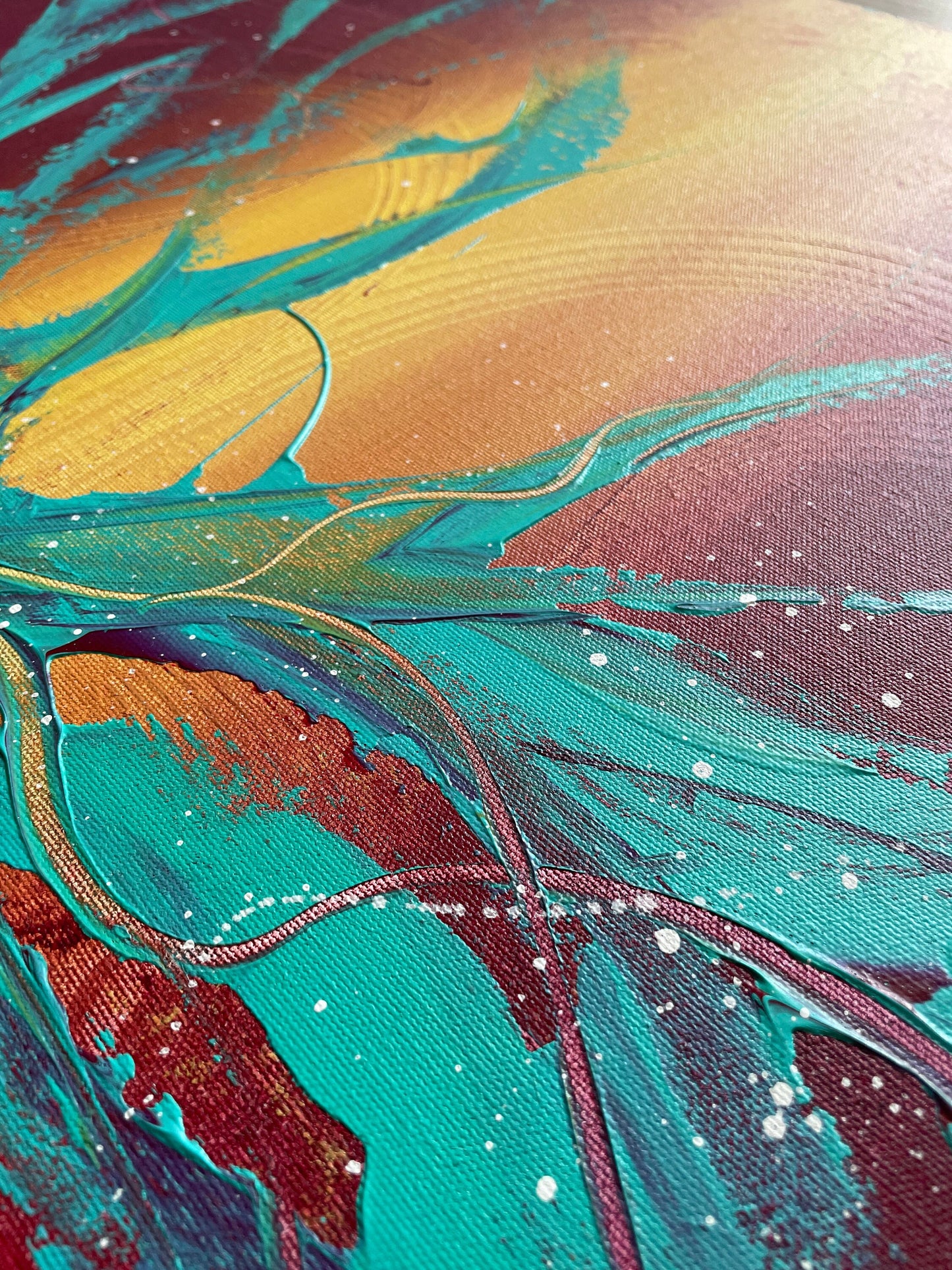 unbekannte künstler bilder kaufen: modernes gemälde für wohnzimmer.