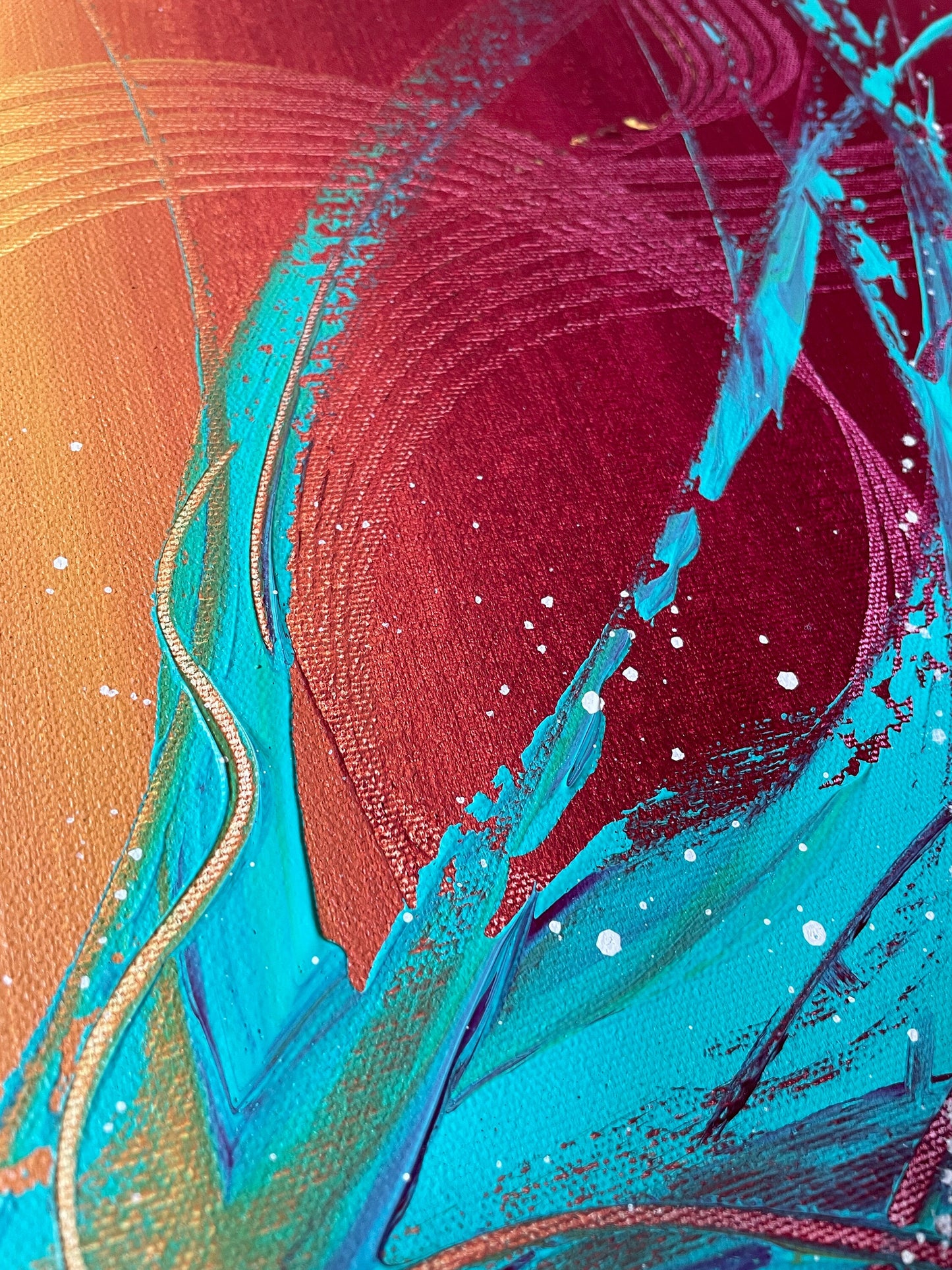 unbekannte künstler bilder kaufen: modernes gemälde für wohnzimmer.