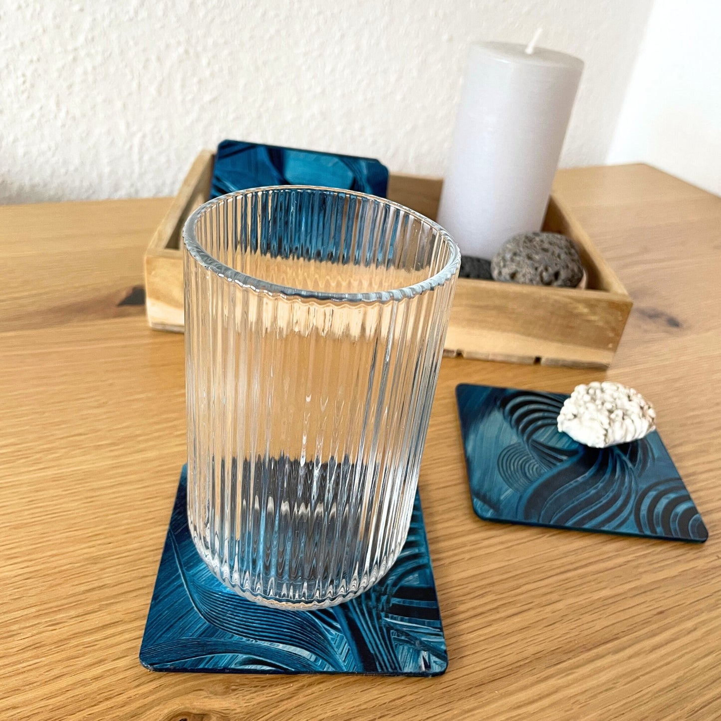 Moderne Untersetzer für Gläser - für Hausbar und Tischdeko. Perfekte Geschenkidee.