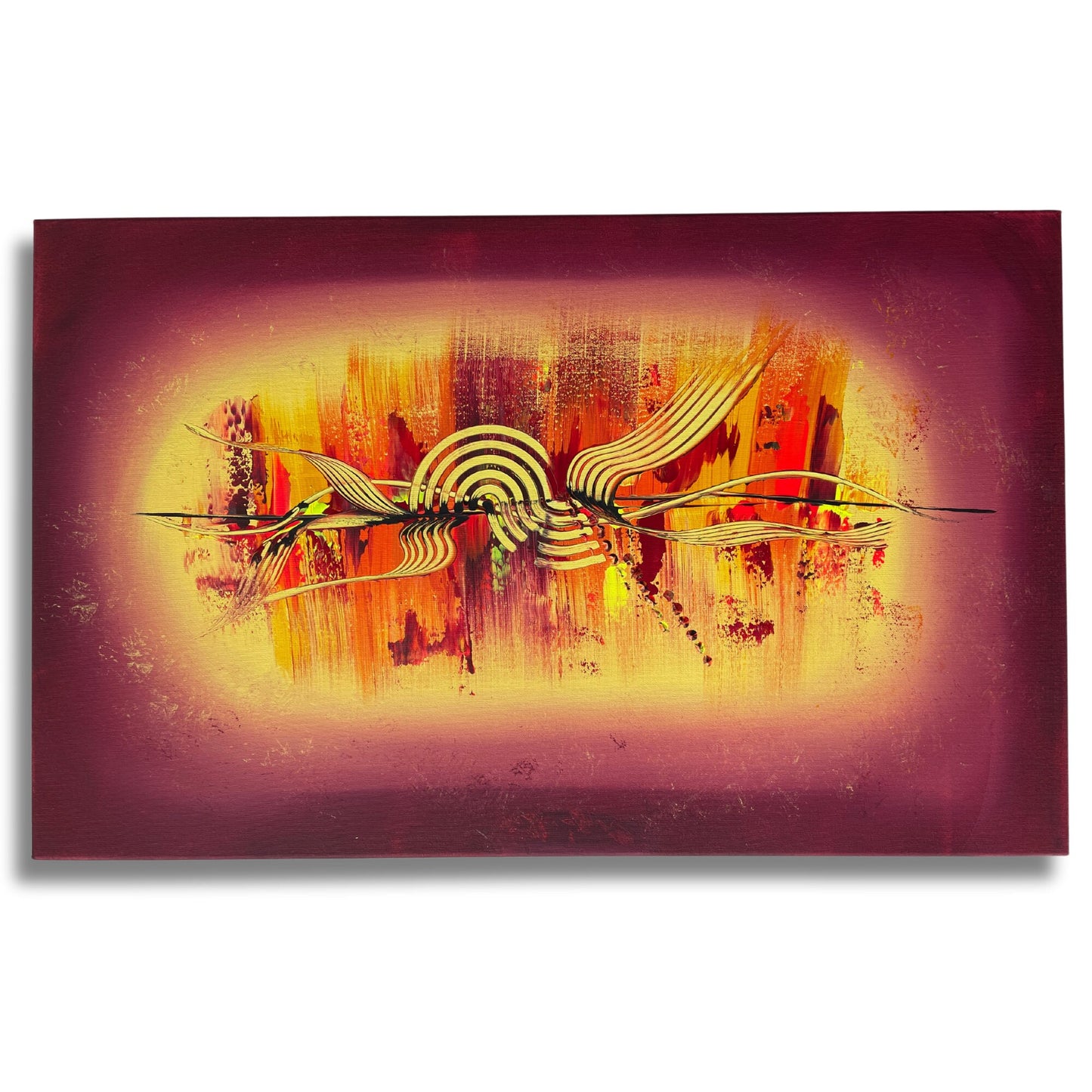 gemälde abstrakte kunst leinwand im modernen Design für ein schönes Wohnzimmer.