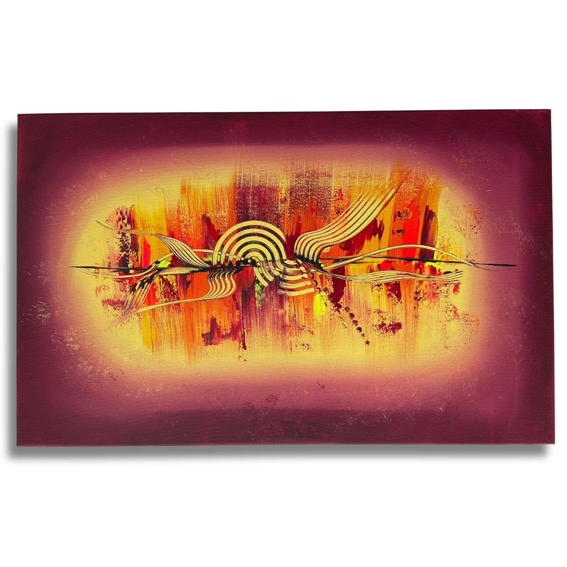 gemälde abstrakte kunst leinwand im modernen Design für ein schönes Wohnzimmer.