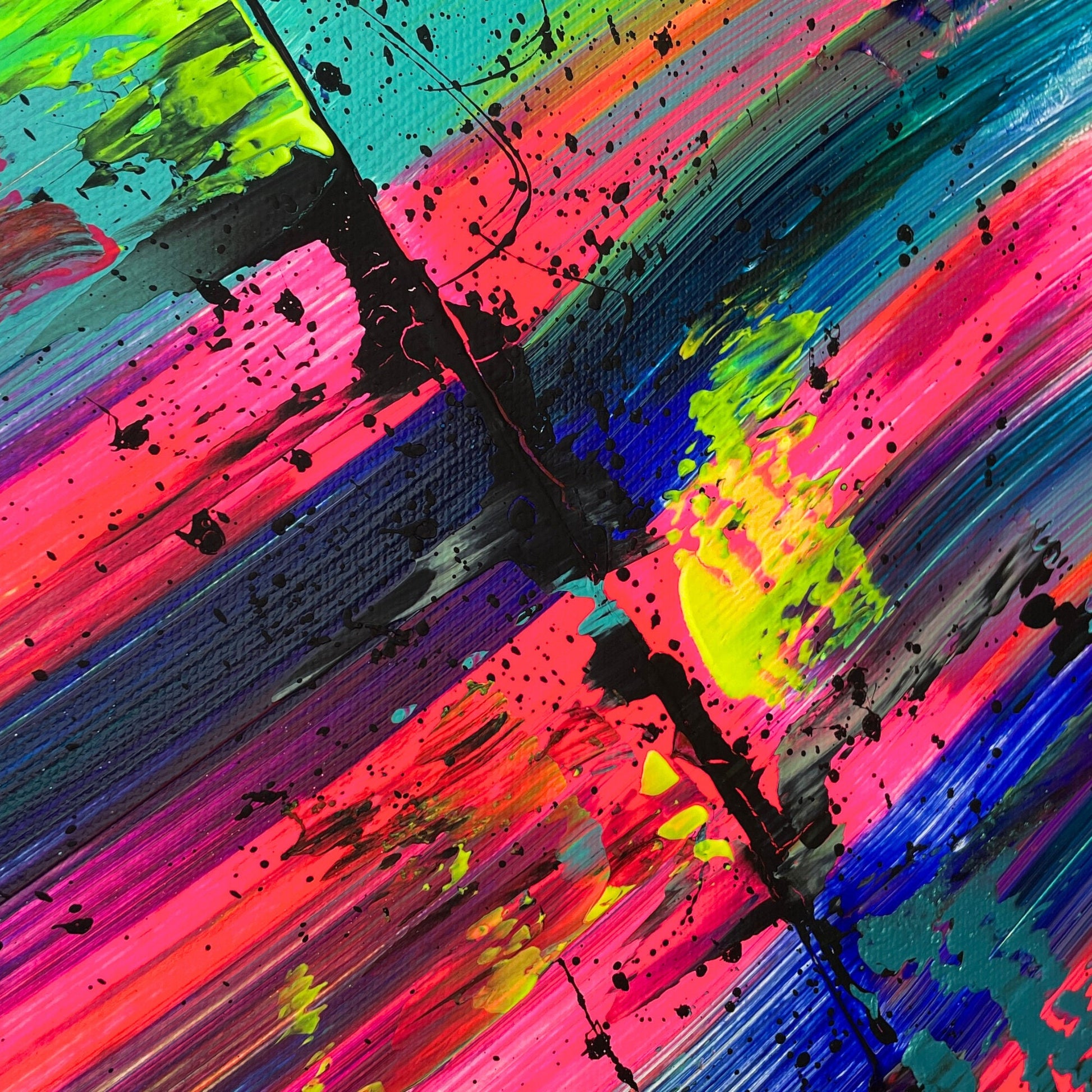 Bunte Bilder Wohnzimmer: unbekannte Künstler Bilder kaufen für Wohnräume und Büro.