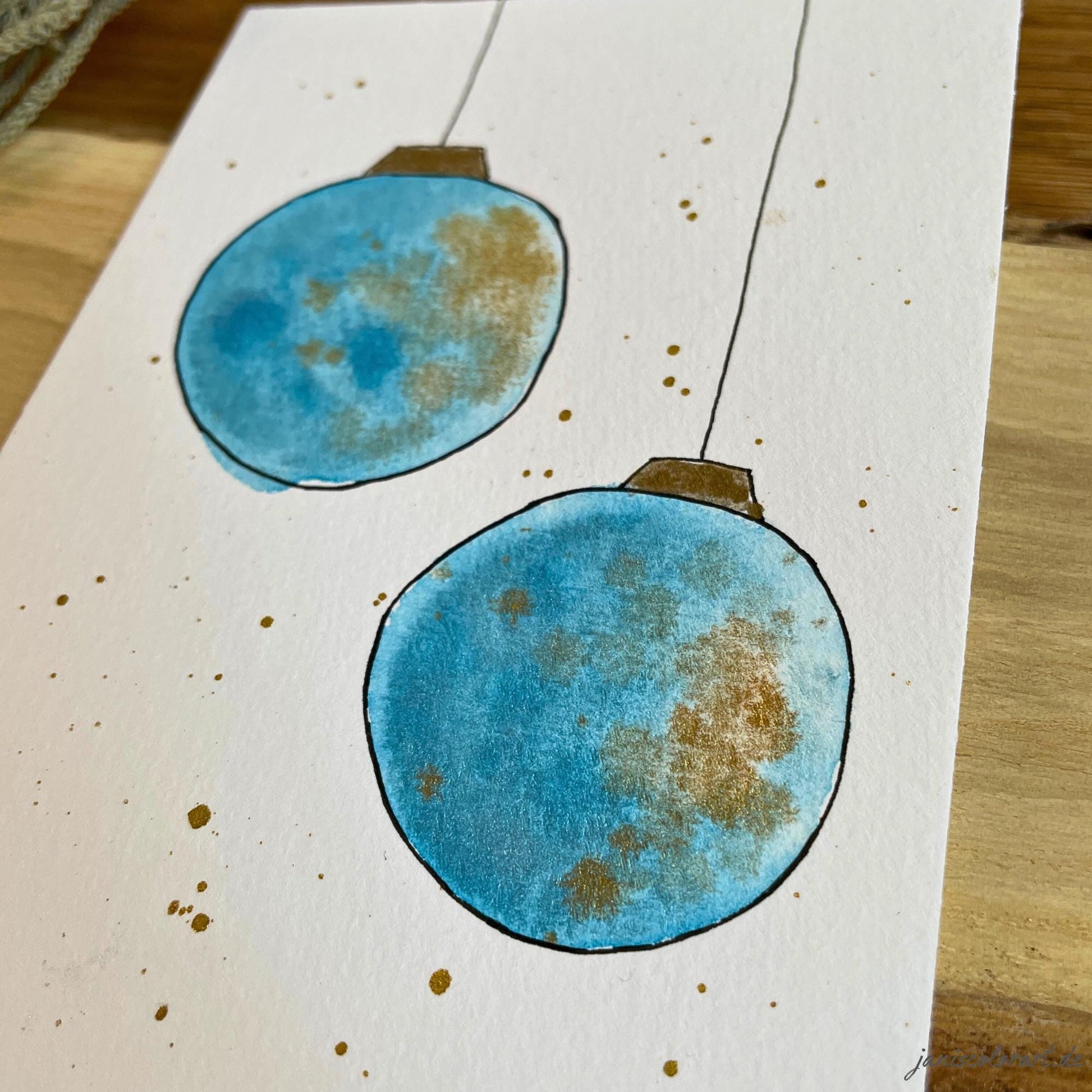 weihnachtskarten aquarell kaufen: handgemachte weihnachtskarten für liebe Weihnachtsgrüße