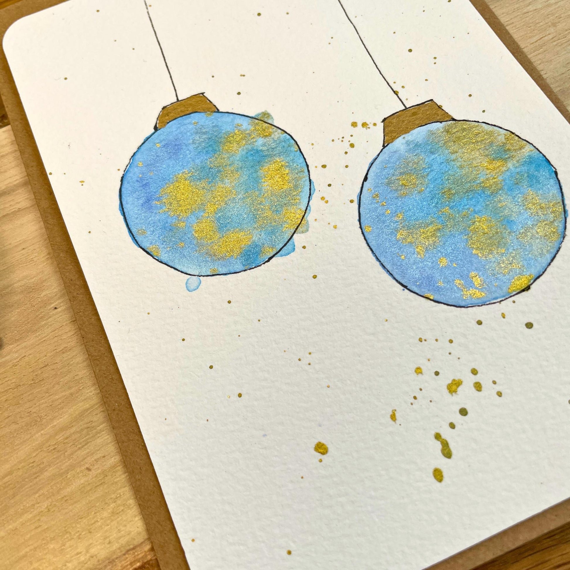 weihnachtskarten aquarell kaufen: handgemachte weihnachtskarten für liebe Weihnachtsgrüße