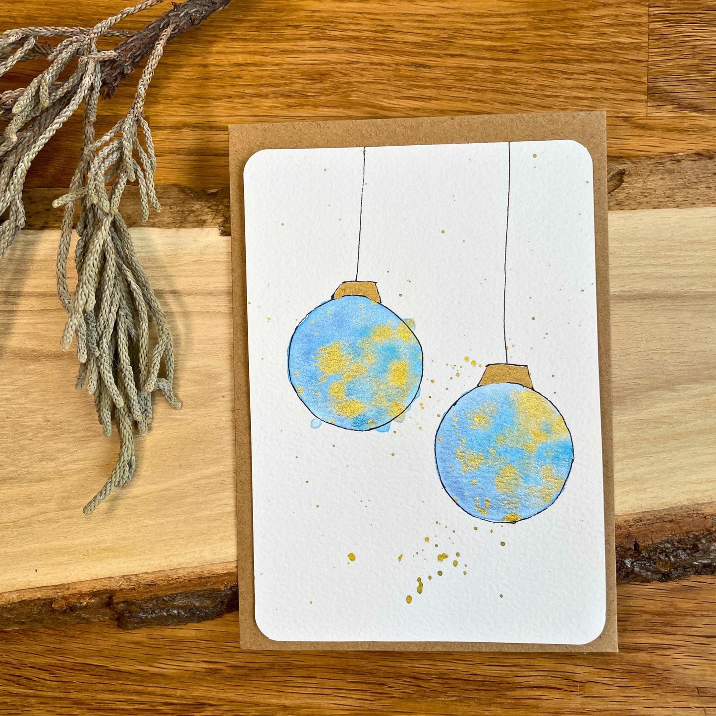 weihnachtskarten aquarell kaufen: handgemachte weihnachtskarten für liebe Weihnachtsgrüße
