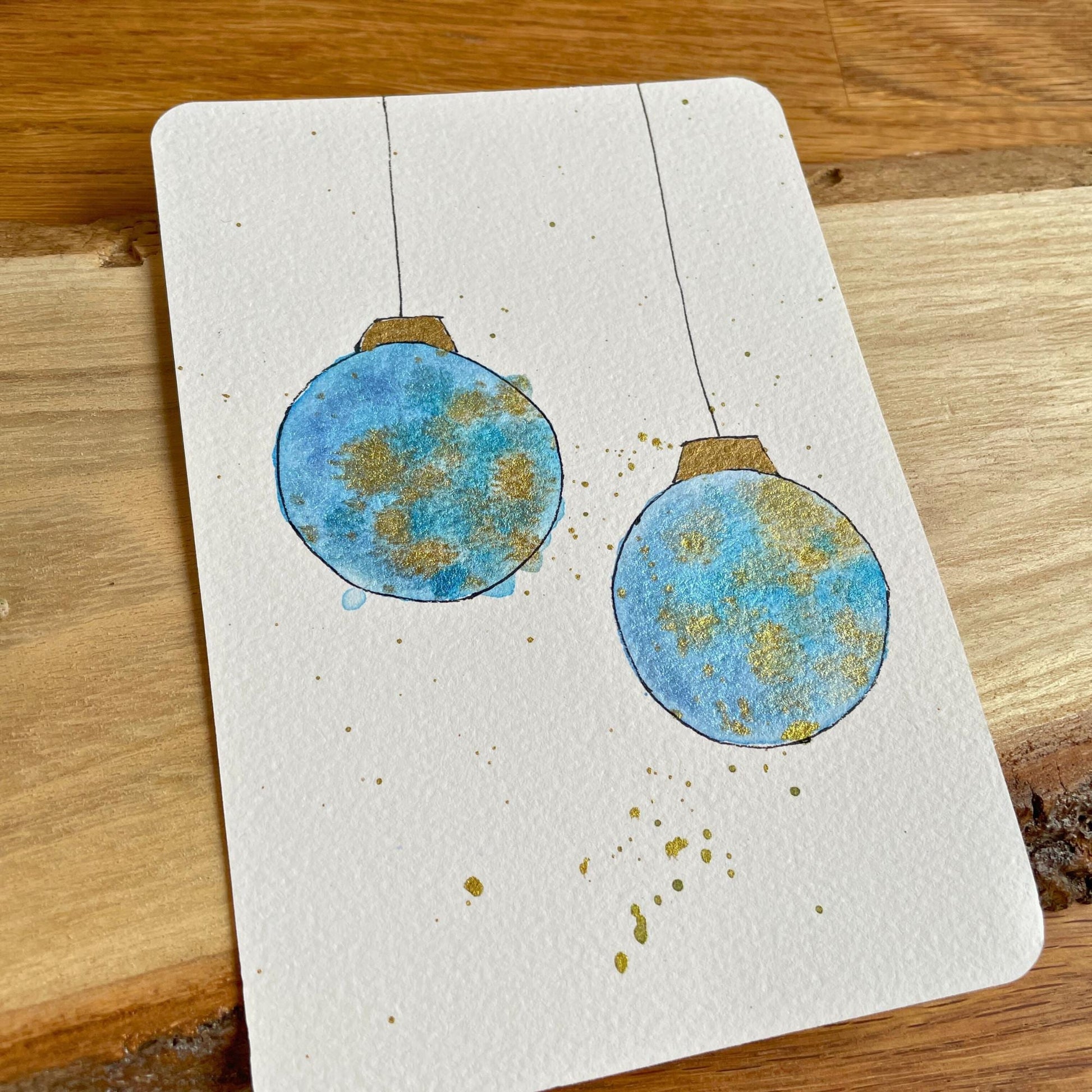 weihnachtskarten aquarell kaufen: handgemachte weihnachtskarten für liebe Weihnachtsgrüße