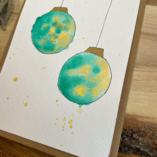 weihnachtskarten aquarell kaufen: handgemachte weihnachtskarten für liebe Weihnachtsgrüße