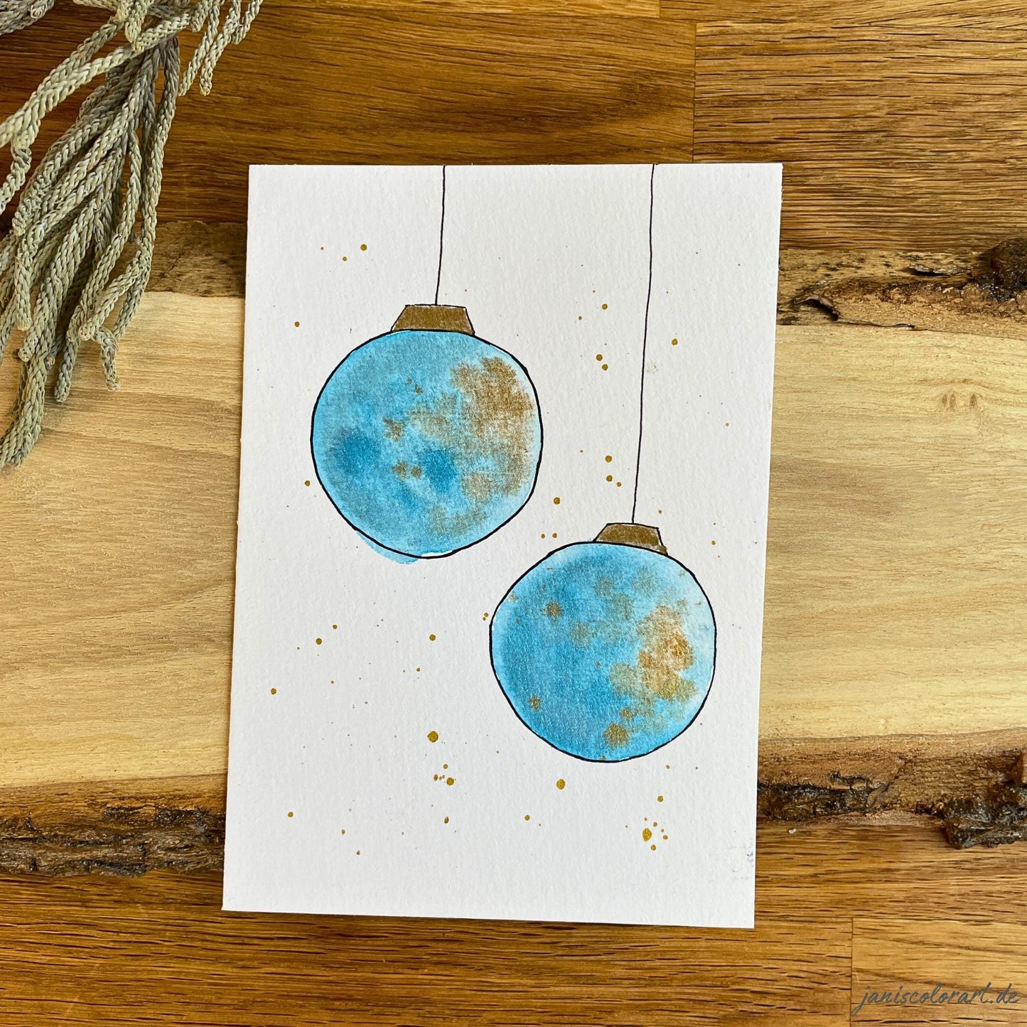 weihnachtskarten aquarell kaufen: handgemachte weihnachtskarten für liebe Weihnachtsgrüße