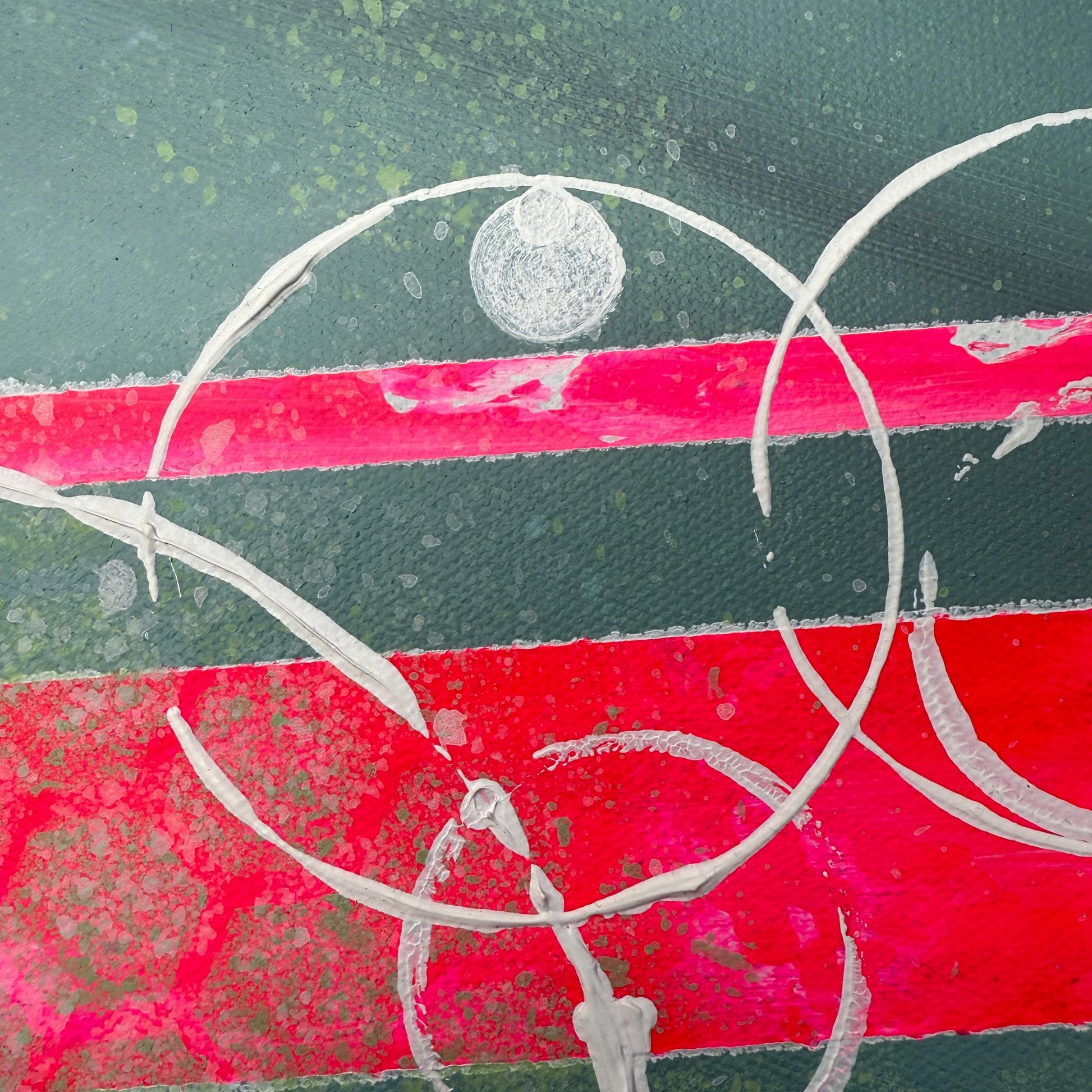 außergewöhnliche acrylbilder abstrakt. Das moderne Gemälde wurde von der Künstlerin Janiscolorart handgemalt.