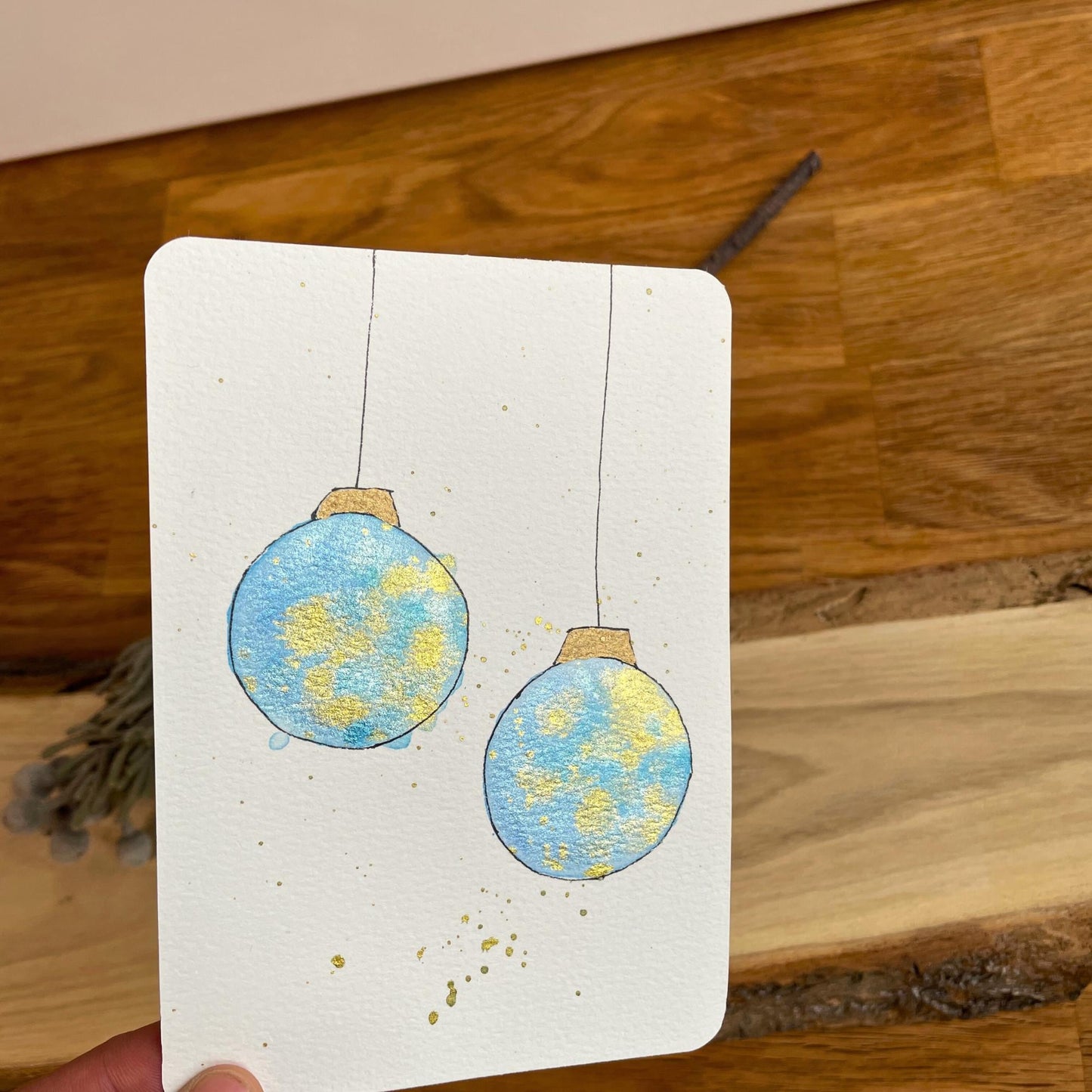 weihnachtskarten aquarell kaufen: handgemachte weihnachtskarten für liebe Weihnachtsgrüße