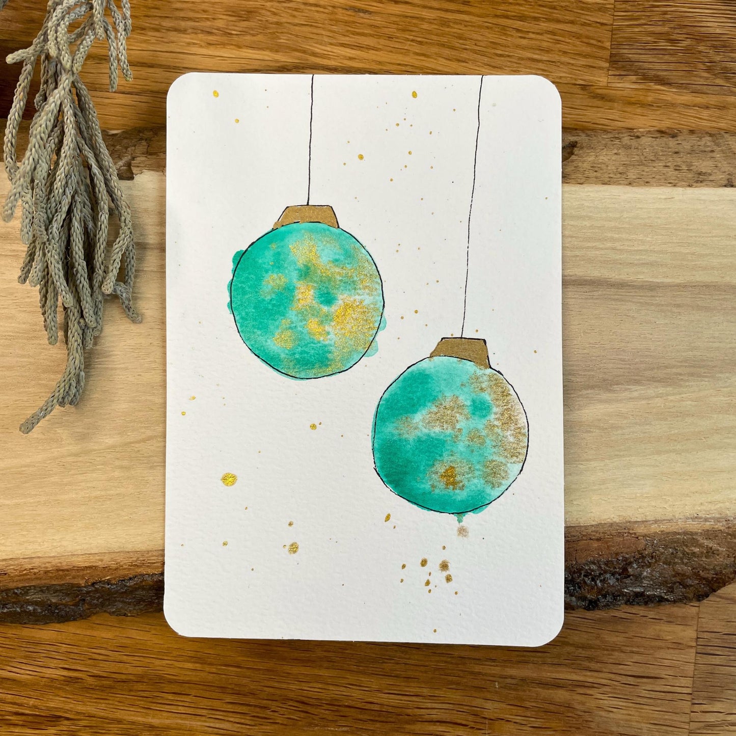 weihnachtskarten aquarell kaufen: handgemachte weihnachtskarten für liebe Weihnachtsgrüße