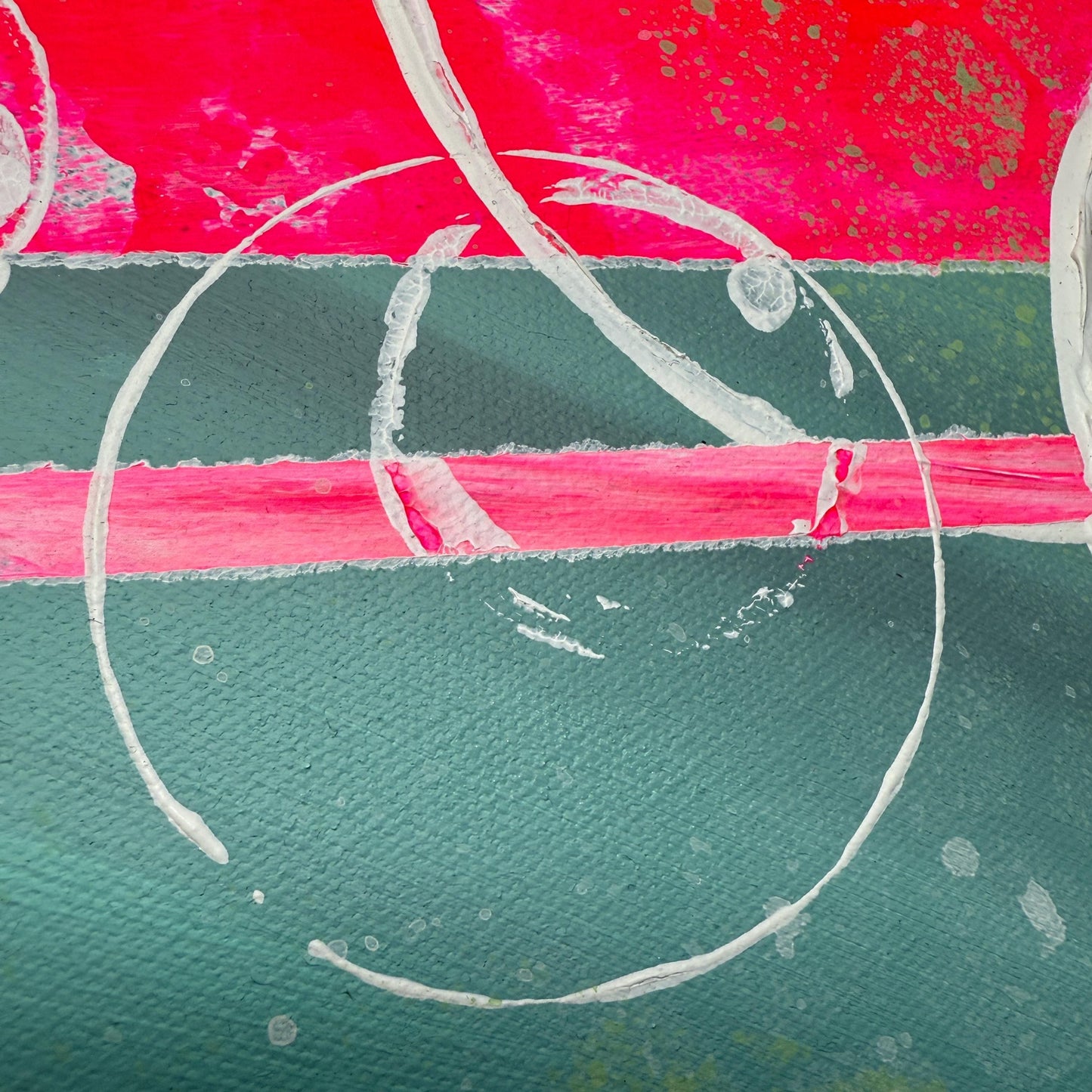 außergewöhnliche acrylbilder abstrakt. Das moderne Gemälde wurde von der Künstlerin Janiscolorart handgemalt.