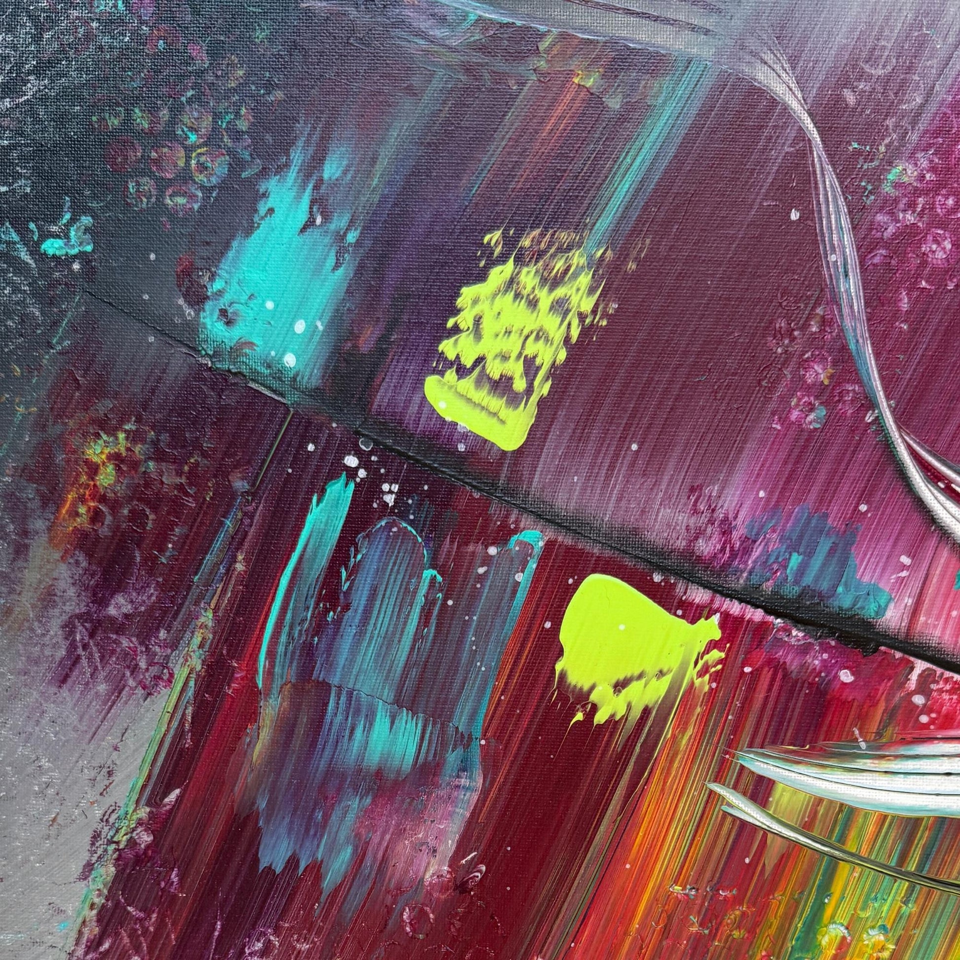 abstrakte kunst kaufen original von deutscher Künstlerin zur dekorativen Wandgestaltung