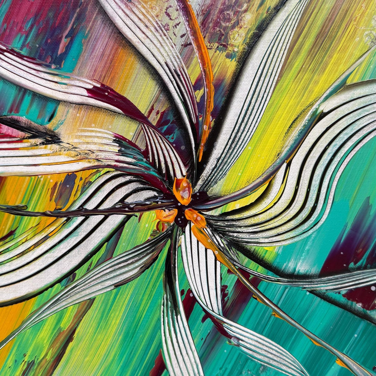 abstrakte kunst kaufen original von deutscher Künstlerin zur dekorativen Wandgestaltung